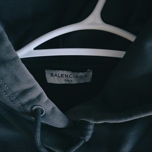 2018 Balenciaga Photoshoot Hoodie